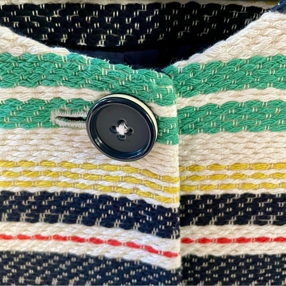 NWT Brooks Brothers Cotton Striped Woven Button Tailored Jacket Office R… - Picture 6 of 12